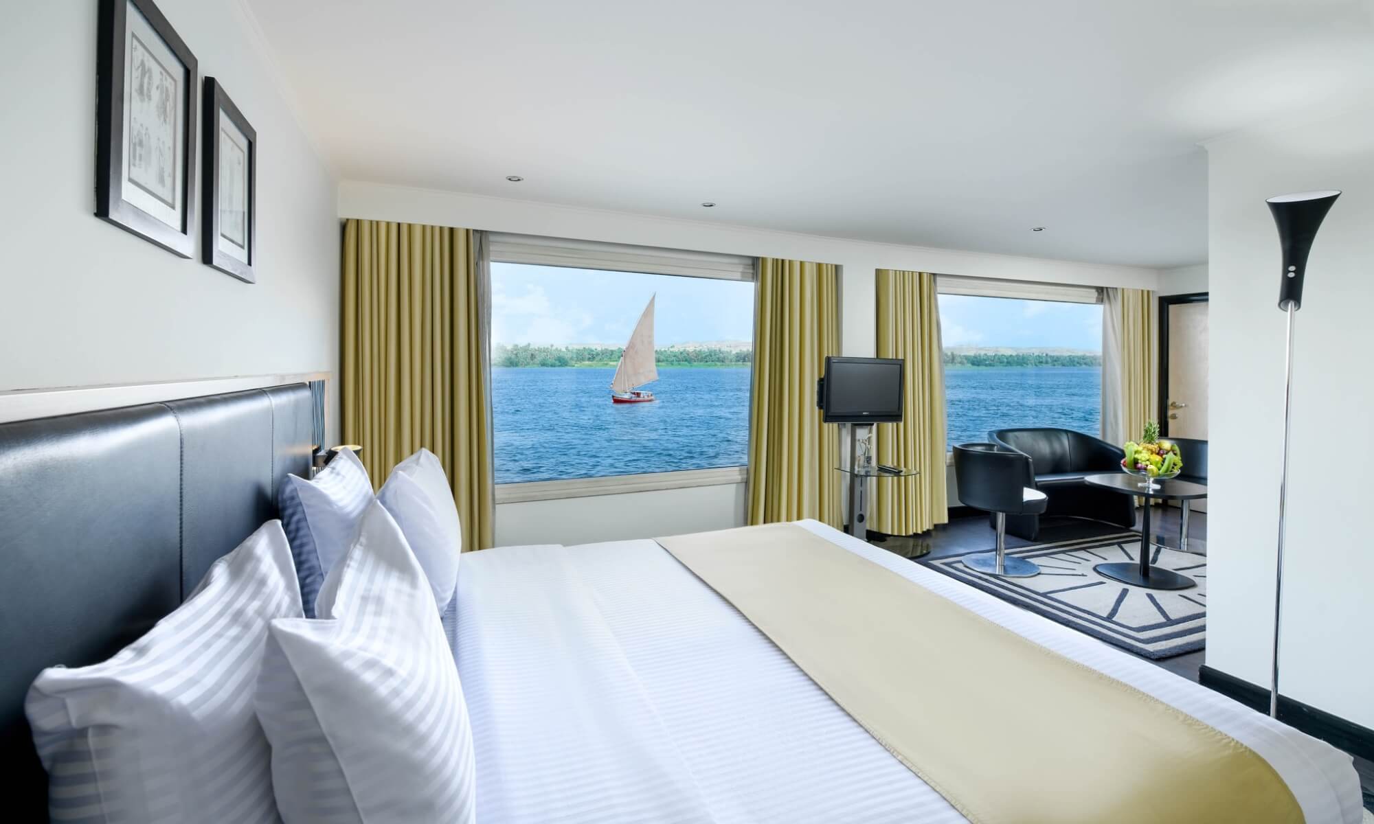 Cruise ship interior and facilities