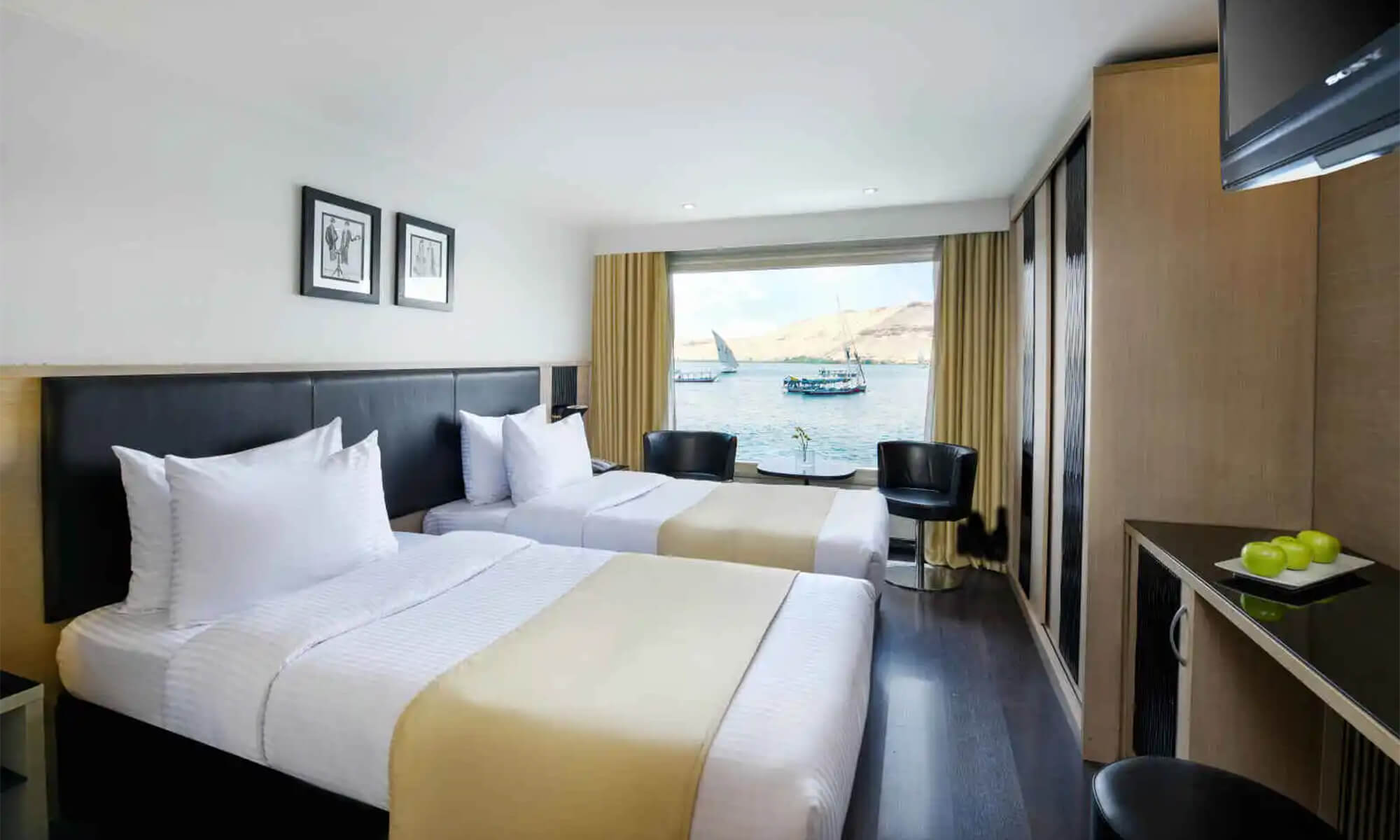 Cruise ship interior and facilities