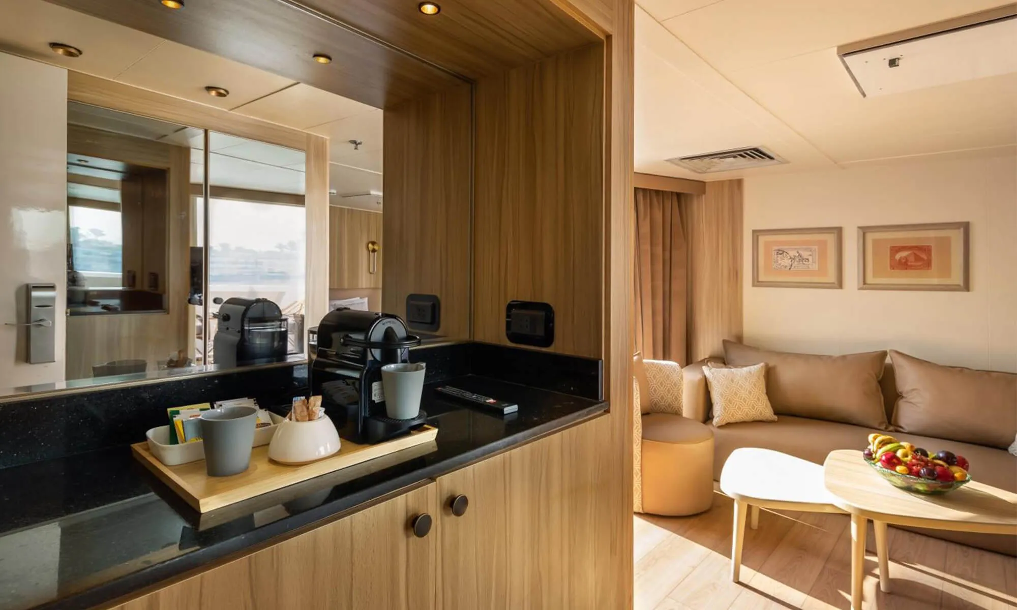 Cruise ship interior and facilities