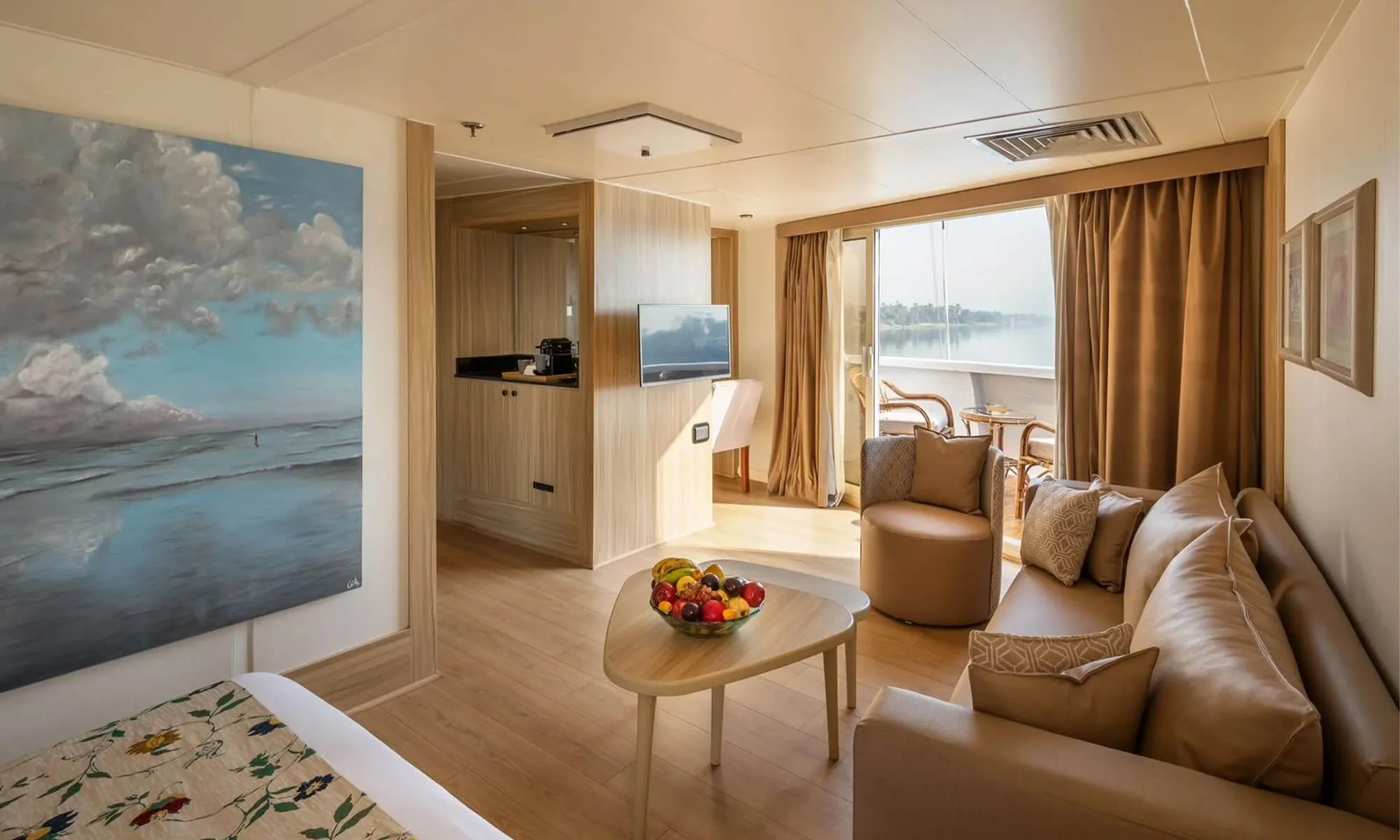 Cruise ship interior and facilities
