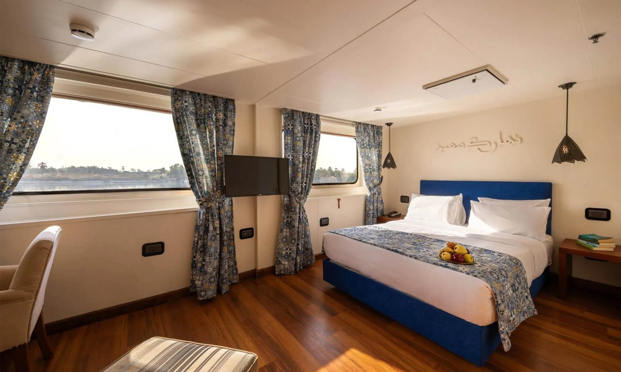 Cruise ship interior and facilities