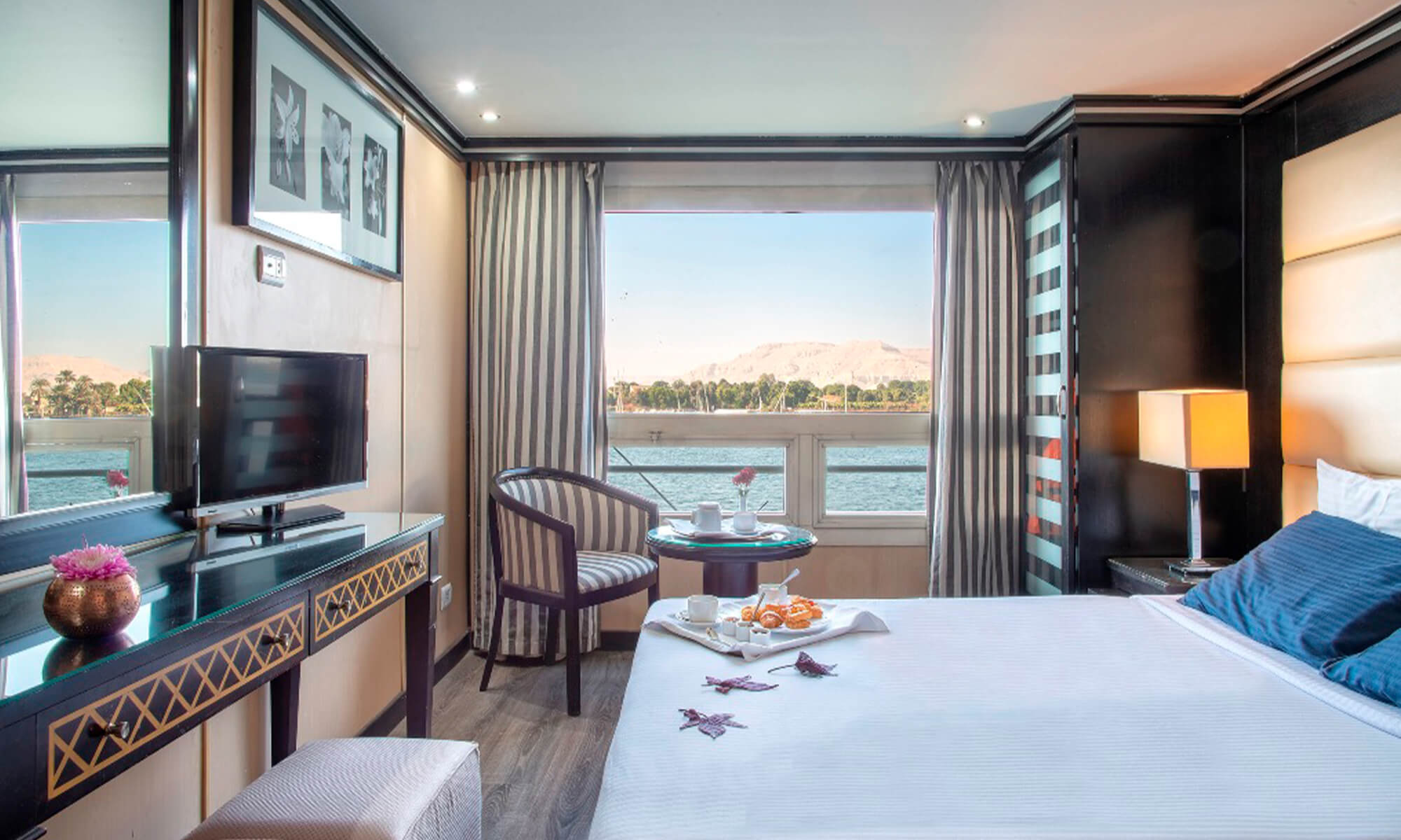 Cruise ship interior and facilities