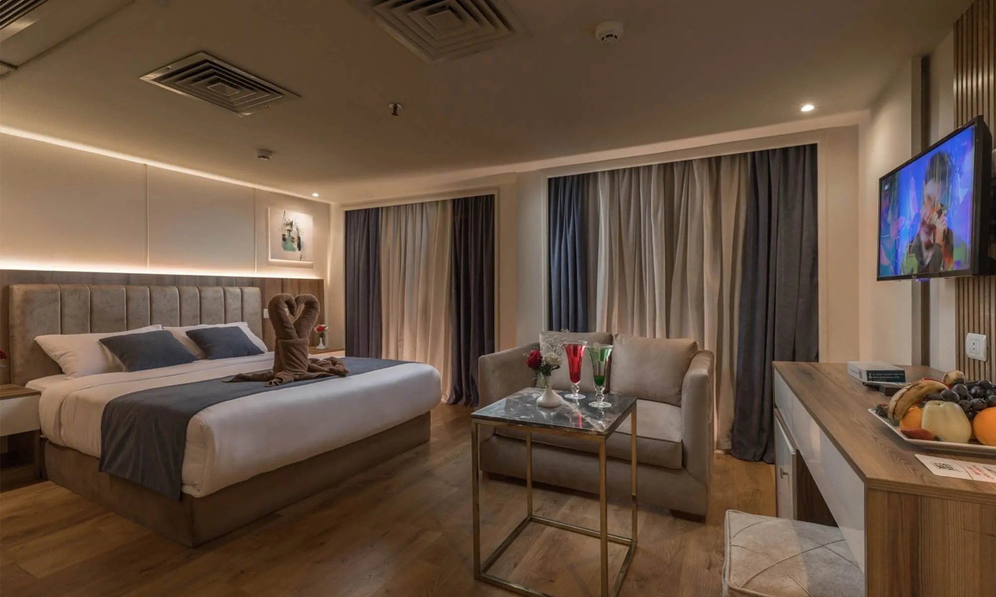 Cruise ship interior and facilities