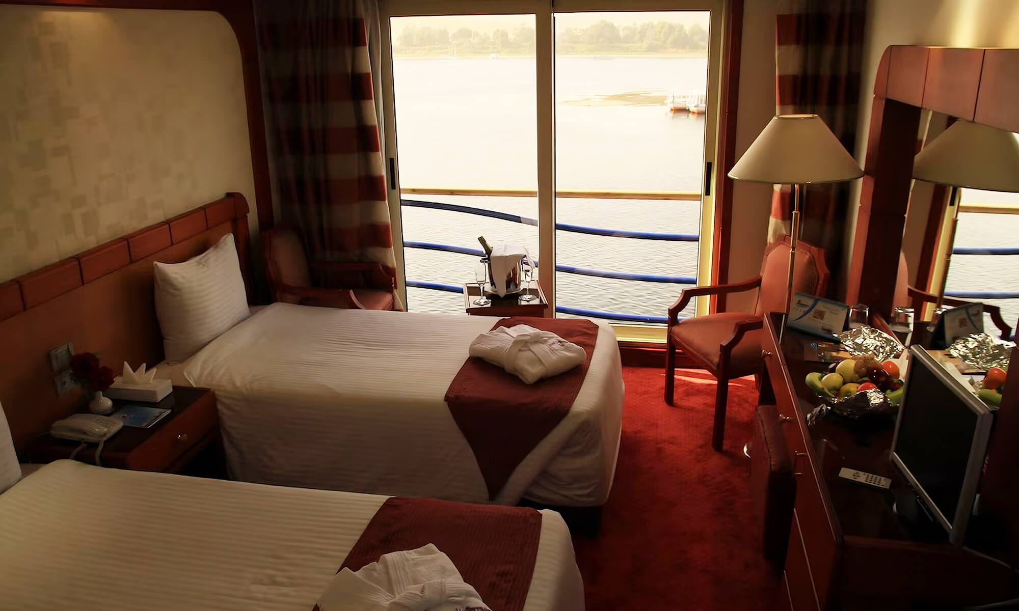 Cruise ship interior and facilities