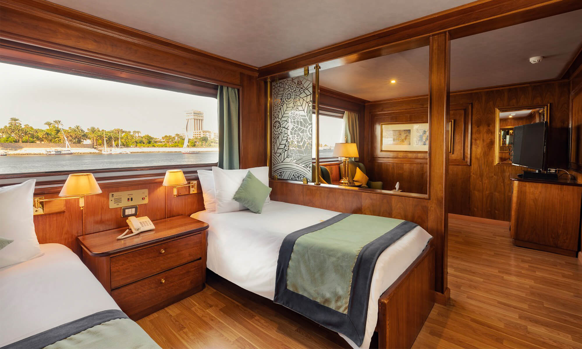 Cruise ship interior and facilities