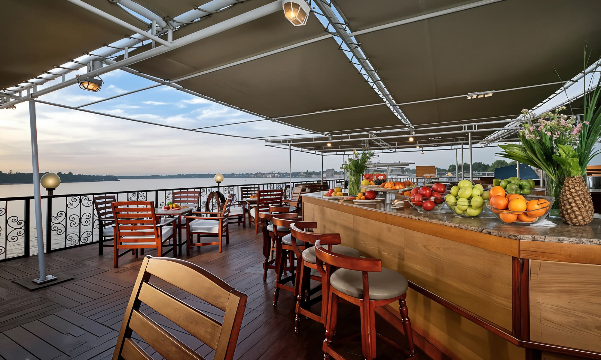 Cruise ship interior and facilities
