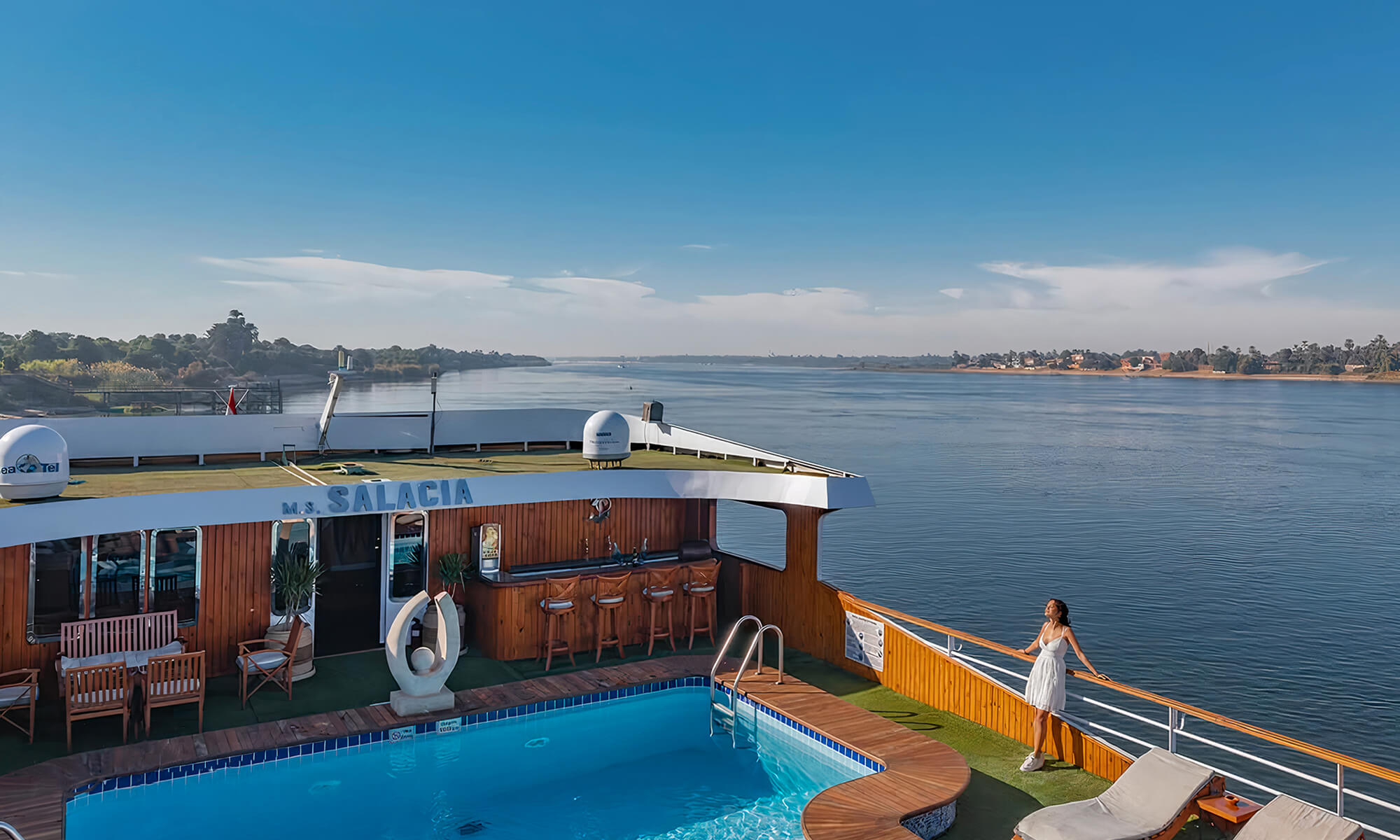 Cruise ship interior and facilities