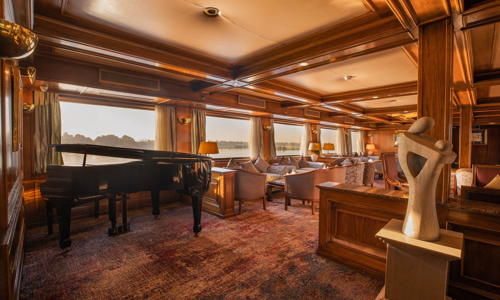 Cruise ship interior and facilities