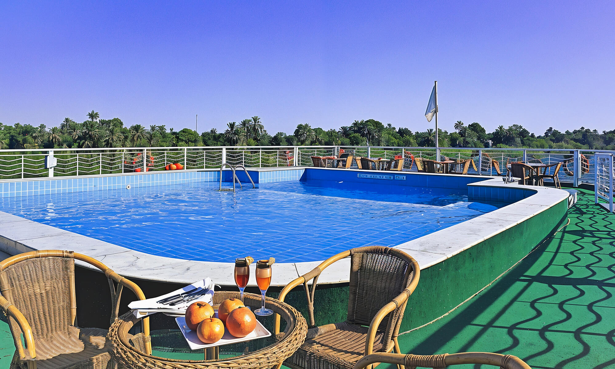 Cruise ship interior and facilities