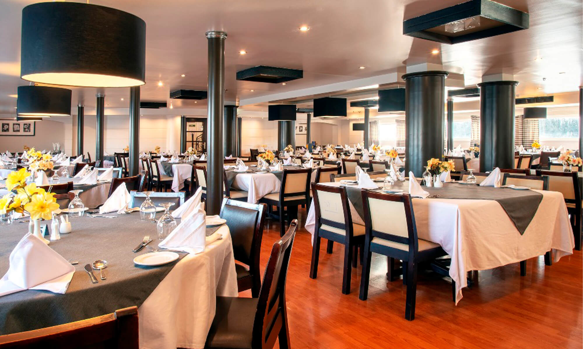 Cruise ship interior and facilities