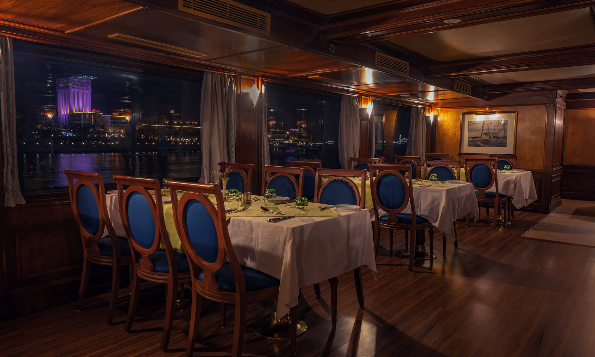 Cruise ship interior and facilities