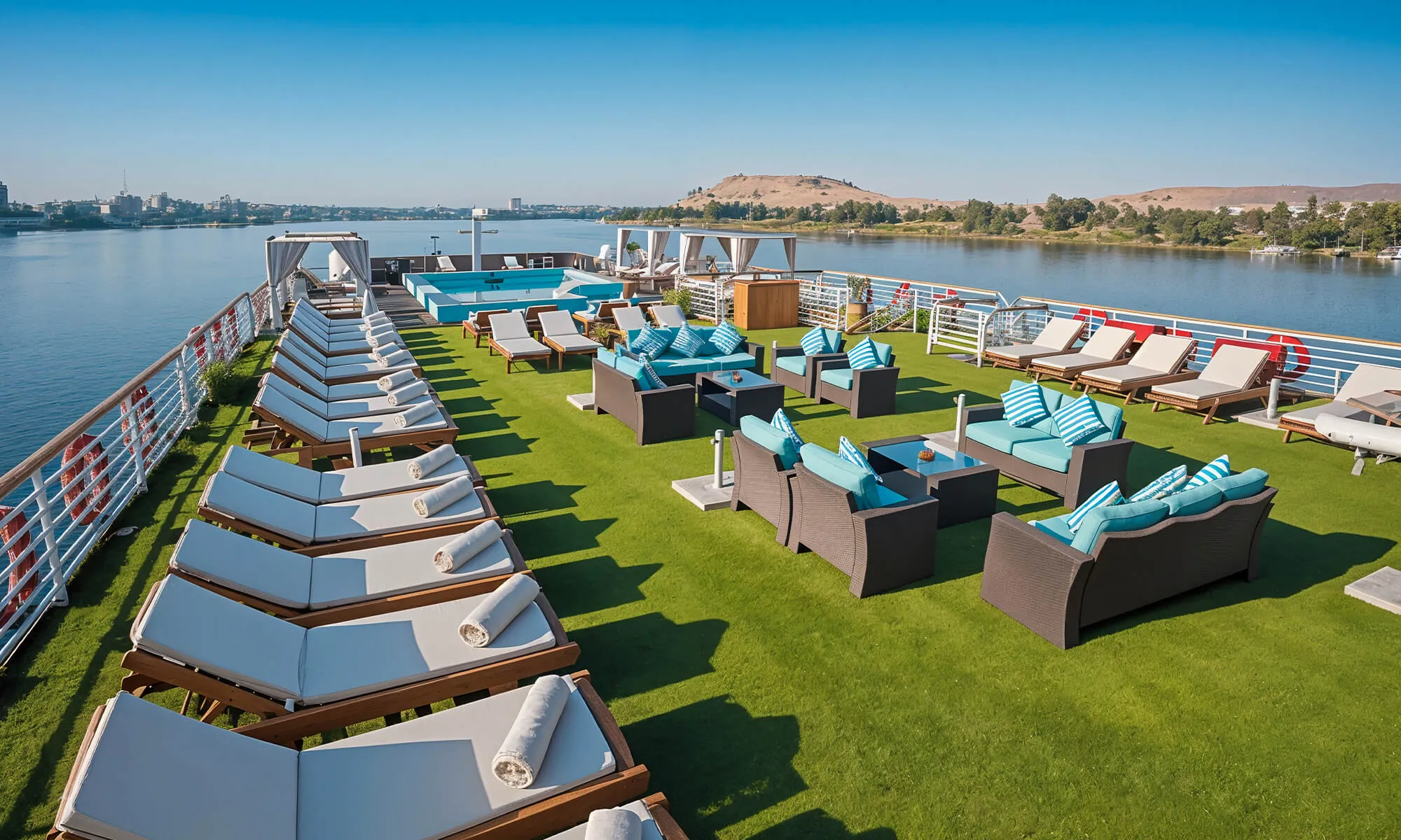 Sun Deck Of Nile Cruise Image-Nile Cruise Holiday(1).webp