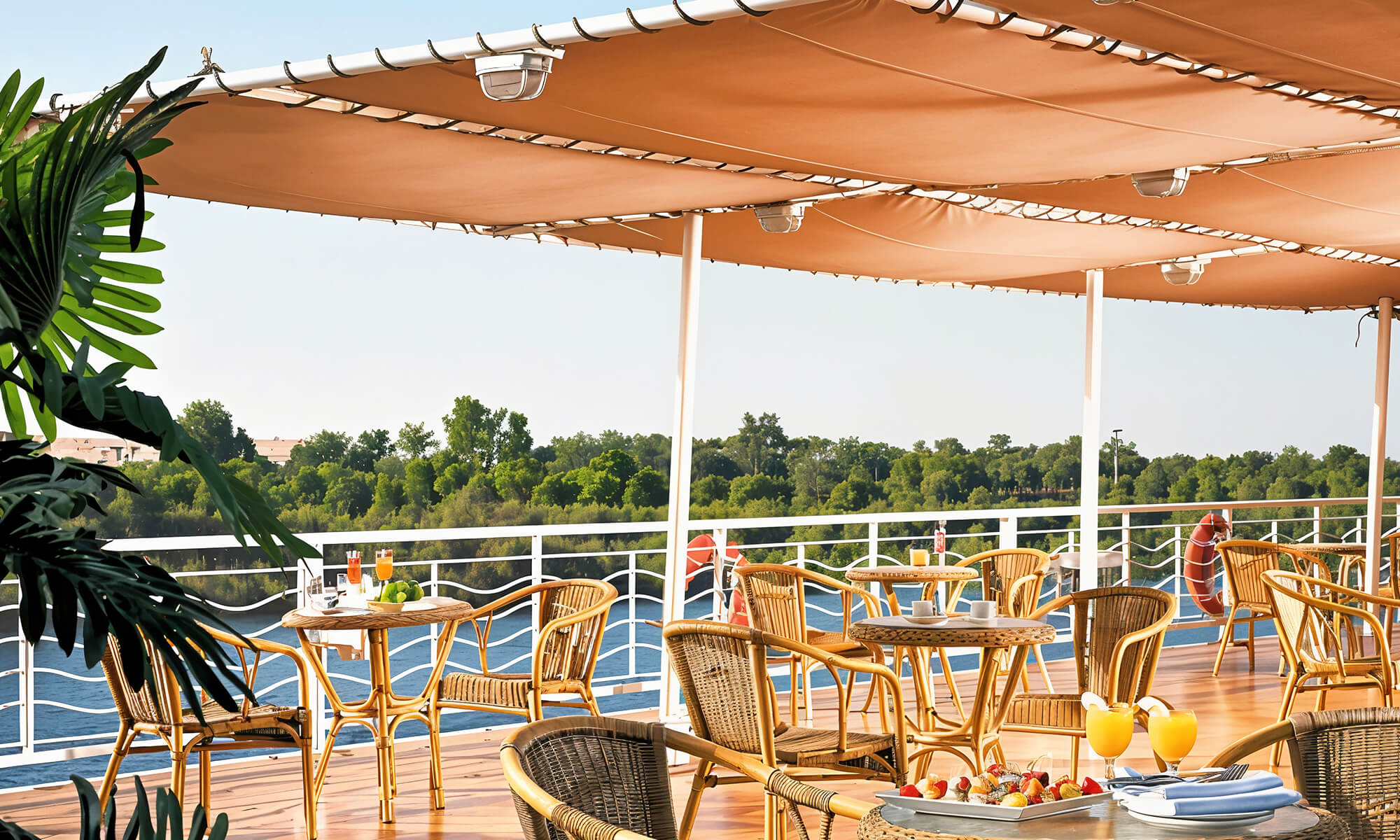 Cruise ship interior and facilities