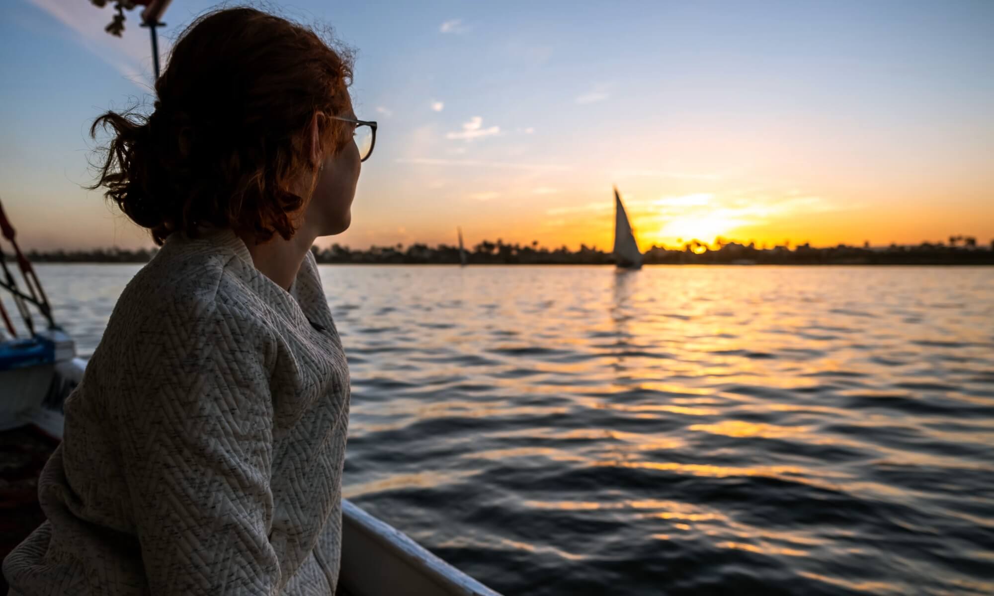 Sunset Felucca Ride on the Nile in Aswan-Nile Cruise Holiday(4).jpg