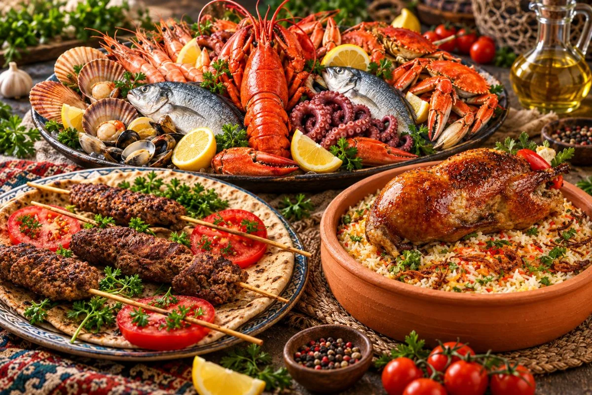 Meat and Seafood - Nile Cruise Holiday.webp