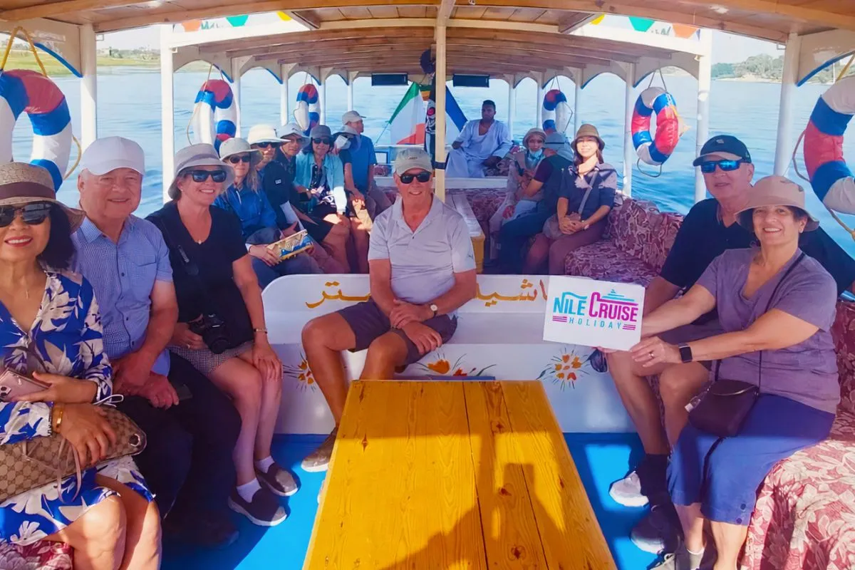 Nile Cruise Holiday Customers Riding A Felucca- Nile Cruise Holiday.webp